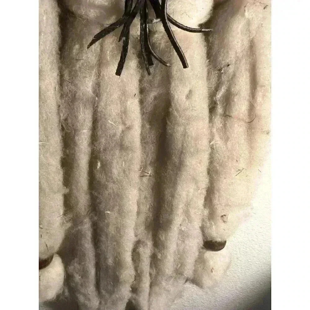 vintage native american dream catcher 29 Inch Handmade With Real Fur - Picture 6 of 11